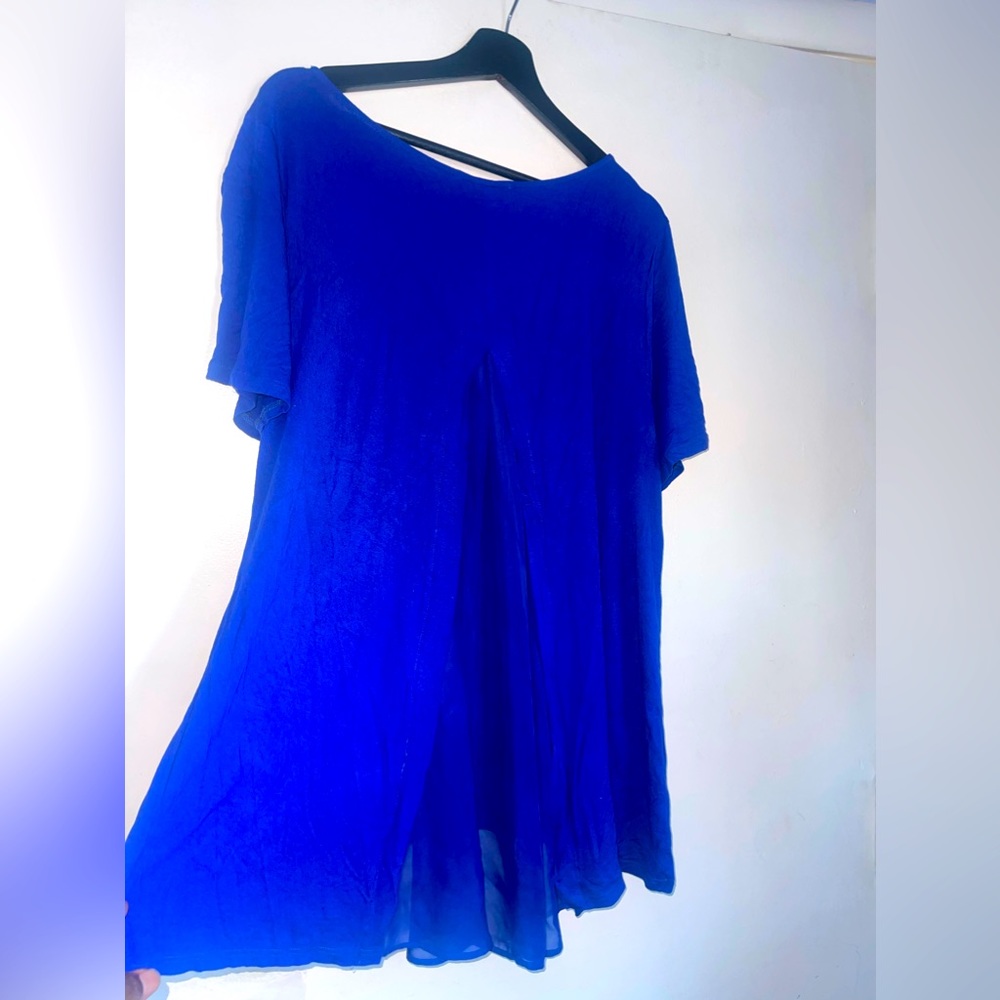 Blue High low top.
